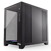 CARCASA NJOY PC AURA Mid Tower ATX, psu not included, Ventilatoare incluse 1x 120 mm spate, 3x 120 mm stanga, 3x 120 mm jos