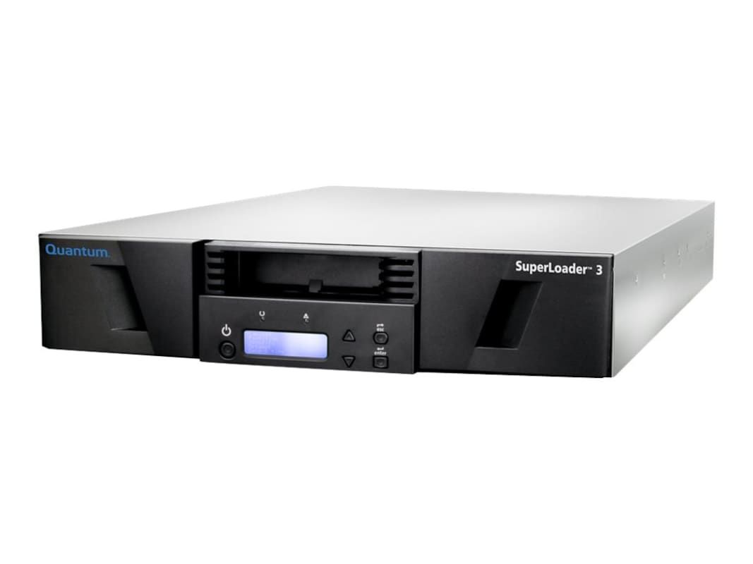 Quantum Superloader 3 LTO9 16-fach SAS  2 Magazine, RM19  2U