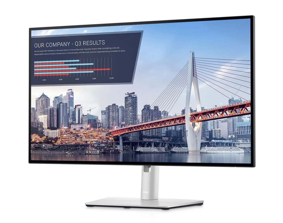 Monitor 27 inch LED Dell UltraSharp U2724D 2560 x 1440 pixeli, 120 Hz, 5 ms, Argintiu