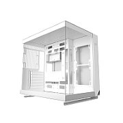 CARCASA PCCOOLER, Middle Tower, ATX, fara sursa, sticla securizata, alb, USB 3.2 gen 1 x 2, USB Type-C x 2, mic, audio,  C3 T500 WH