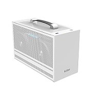 CARCASA PCCOOLER, Mini Tower, ITX, fara sursa, fereastra laterala tip MESH, alb, USB 3.2 gen 1 x 1, USB Type-C x 1,  MINI I100W PRO MESH