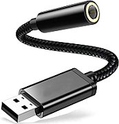 PLACA de SUNET Spacer, extern, 7.1, interfata USB 2.0, cablu 18cm, conectori 3.5 mm jack,  SPSC-USB-02 , (include timbru verde 0.8lei)