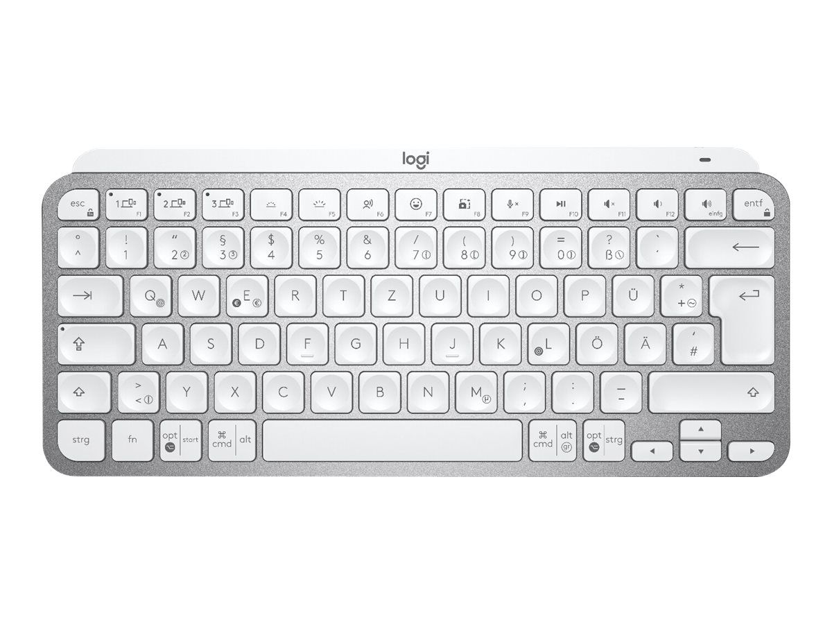 Logitech Keyboard MX Keys MINI WL [DE] pale grey BT +++ Kompakt