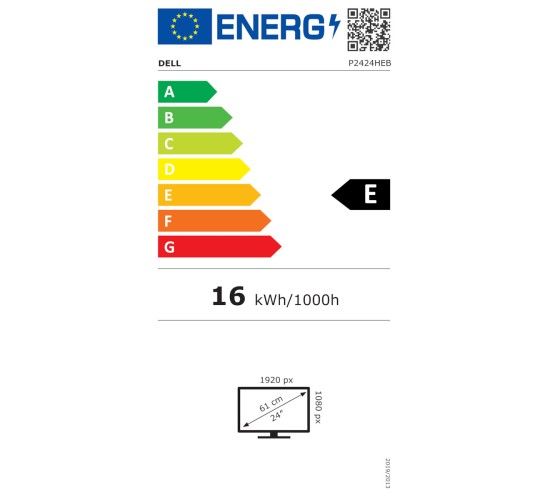 Monitor 23.8 inch LED Dell P2424HEB 1920 x 1080 pixeli, 60 Hz, 5 ms, Argintiu