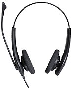 Jabra Biz 1500 Duo QD Căști Prin cablu Bandă de fixare pe cap Birou/Call center Negru