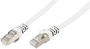 CAT 6 S-FTP patch cord, Cu, LSZH AWG 27/7, length 1 m, color white