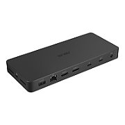 ASUS DC500 Triple 4K USB-C Dock, Interfata USB-C,Putere alimentare 96 W, Compatibilitate Universal, Rezolutii video suportate 4K @60Hz, Dimensiune 21 x 185 x 80 mm, Greutate 335 g, Culoare Negru, Caracteristici LAN 10/100/1000/2500 Mbps, USB 2.0 2, USB 3.1 2, USB Type C 2x Thunderbolt 4,HDMI 2
