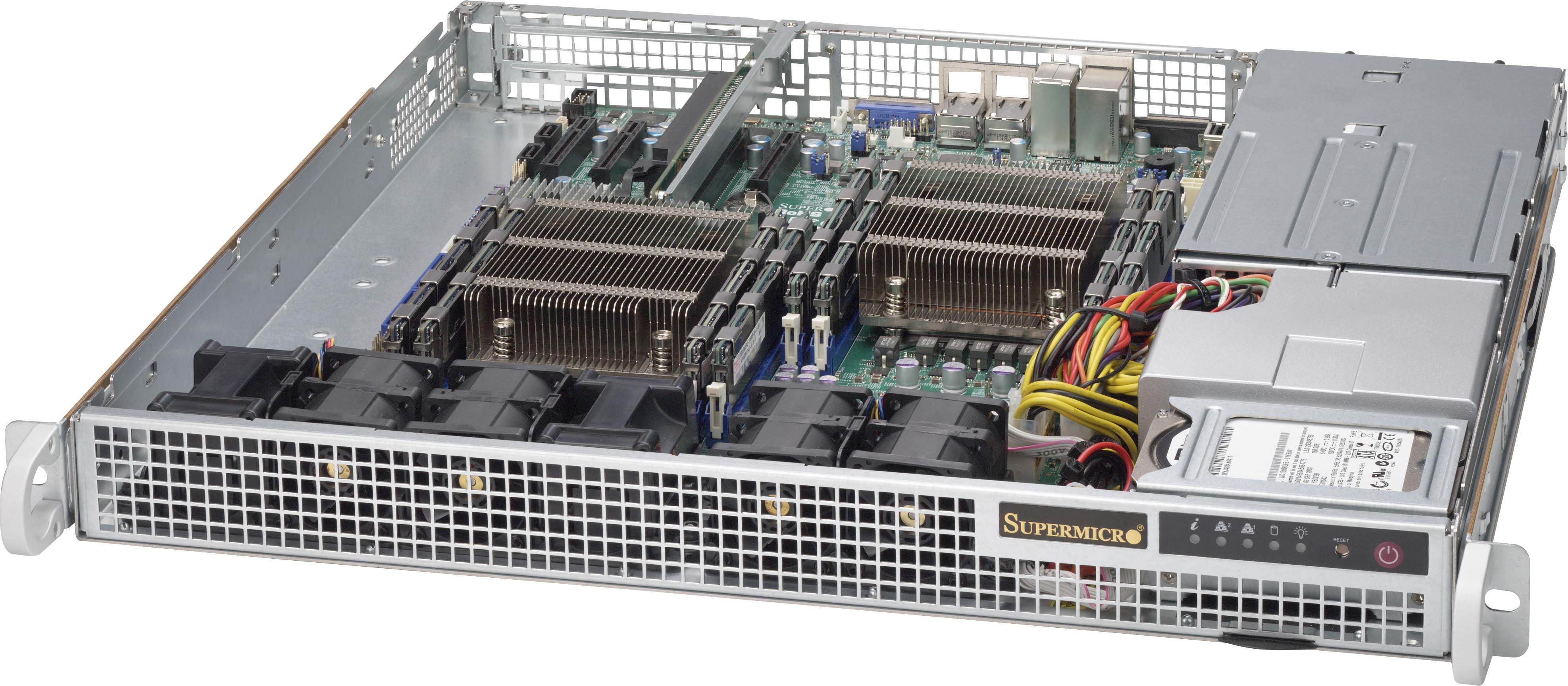Supermicro SuperChassis 514-R407C Cabinet metalic Gri 400 W