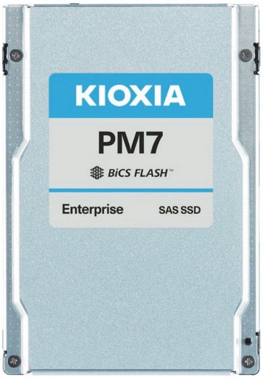 SSD server KIOXIA PM7-V 6.4 TB, 2.5 inch, SAS 24G, BiCS TLC, 3.0 DWPD