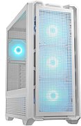 COUGAR | Duoface Pro RGB White | PC Case | Mid Tower / TG & Airflow Front Panel / 4 x ARGB Fans / TG Left Panel