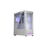 COUGAR | Duoface RGB White | PC Case | Mid Tower / Airflow Front Panel / 2 x 140mm & 1x 120mm ARGB Fans incl. / TG Left Panel