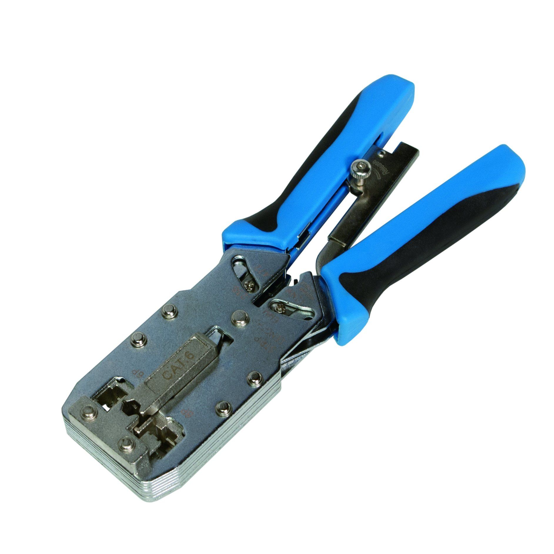 CLESTE sertizare mufe, LOGILINK, functii: sertizare mufe, decupare si taiere cablu, pentru mufe RJ11/ RJ45 Cat.6.  WZ0035