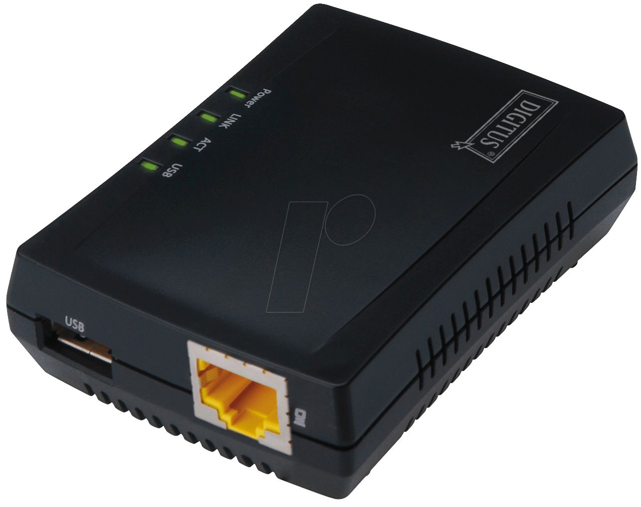 Digitus DN-13020 servere de imprimante Ethernet LAN Negru