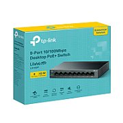 Switch TP-Link LS109P, 9 porturi 10 / 100 Mbps