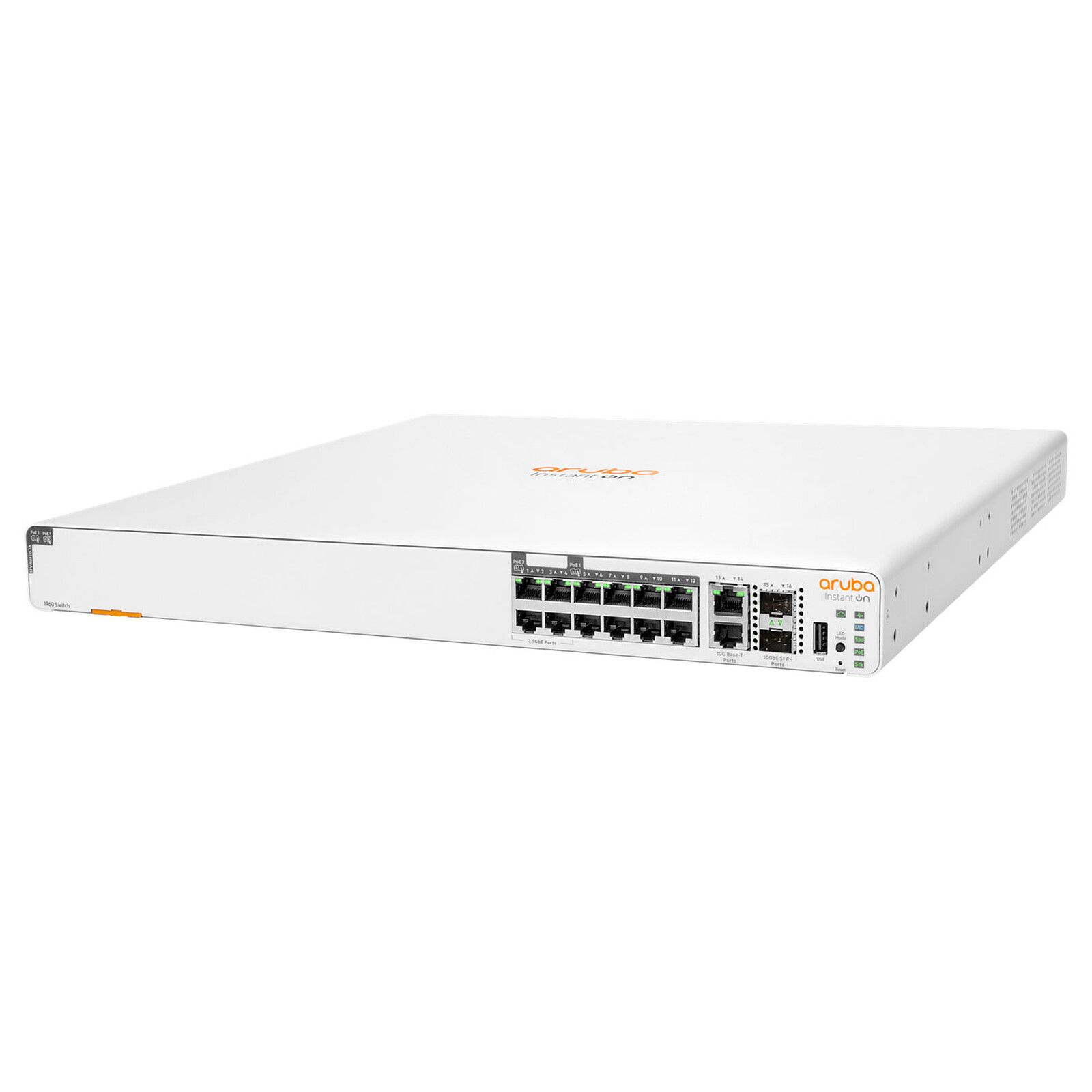 Switch Aruba S0F35A, 12 porturi 12x 2.5GBe, 2x 10GBe