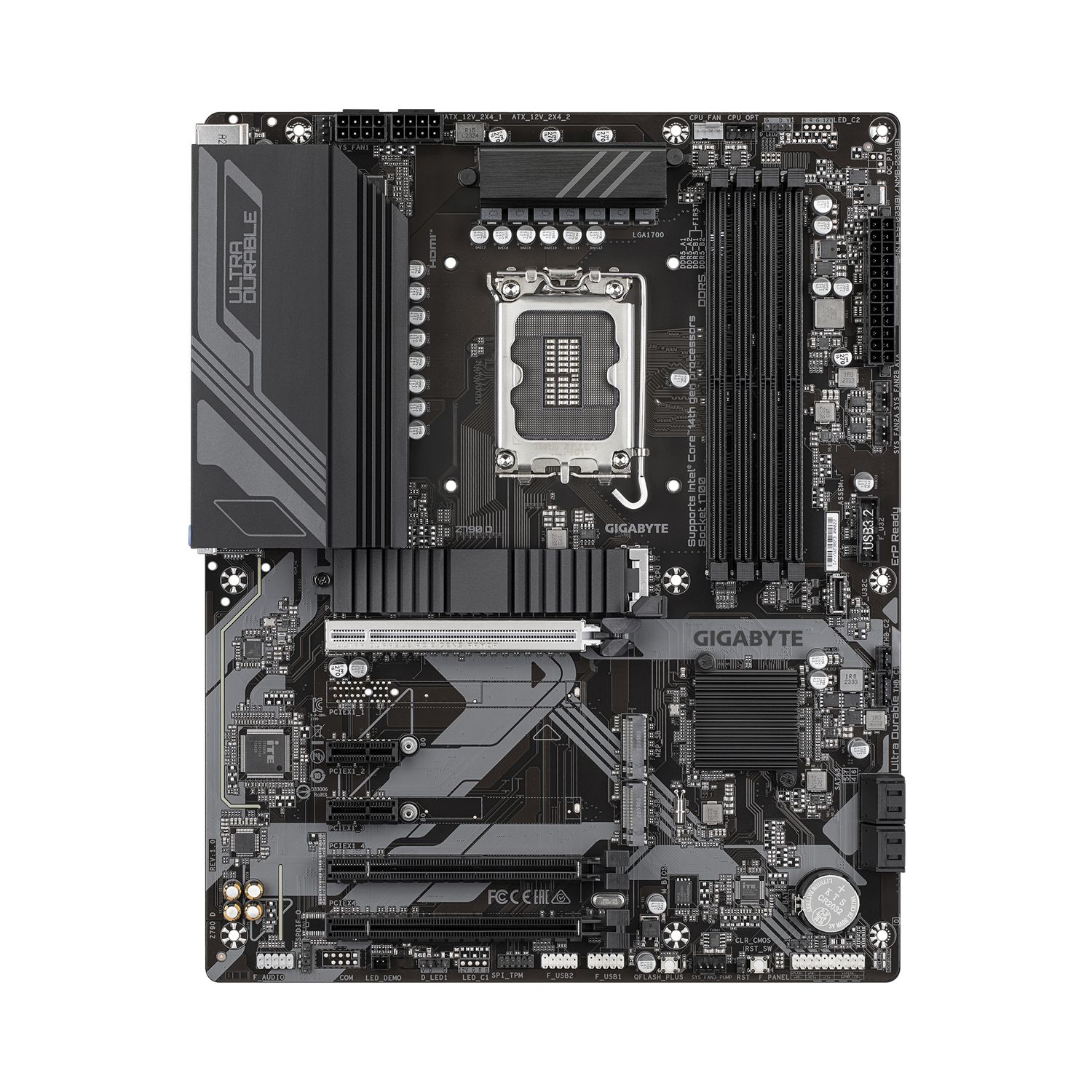Placa de baza GIGABYTE Z790 D, socket 1700, 4x DDR5 UDIMM, 4x SATA, 3x NVMe, 13x USB-A, 2x USB-C, ATX