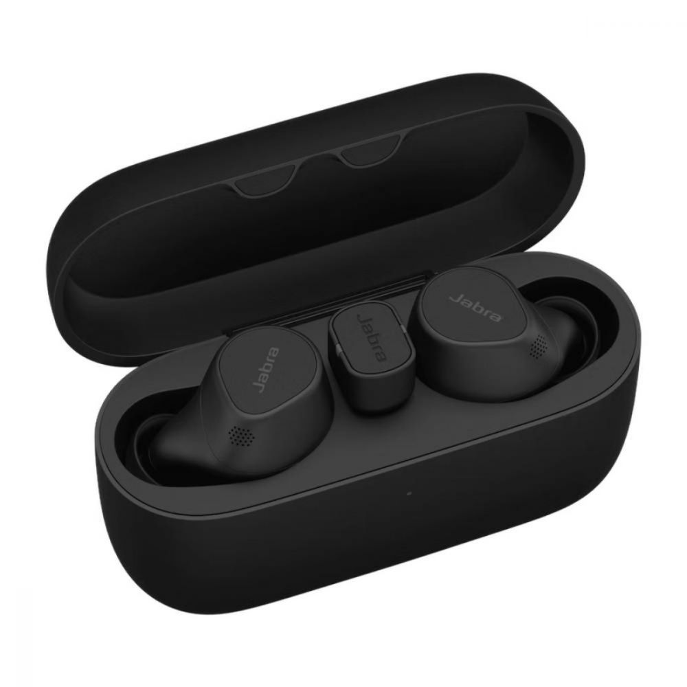 JABRA Evolve2 Buds UC Cradle USB-C UC Link 380 BT adapter USB-C UC 30cm USB-C to USB-A cable Ear gels USB-A to USB-C adapter warr