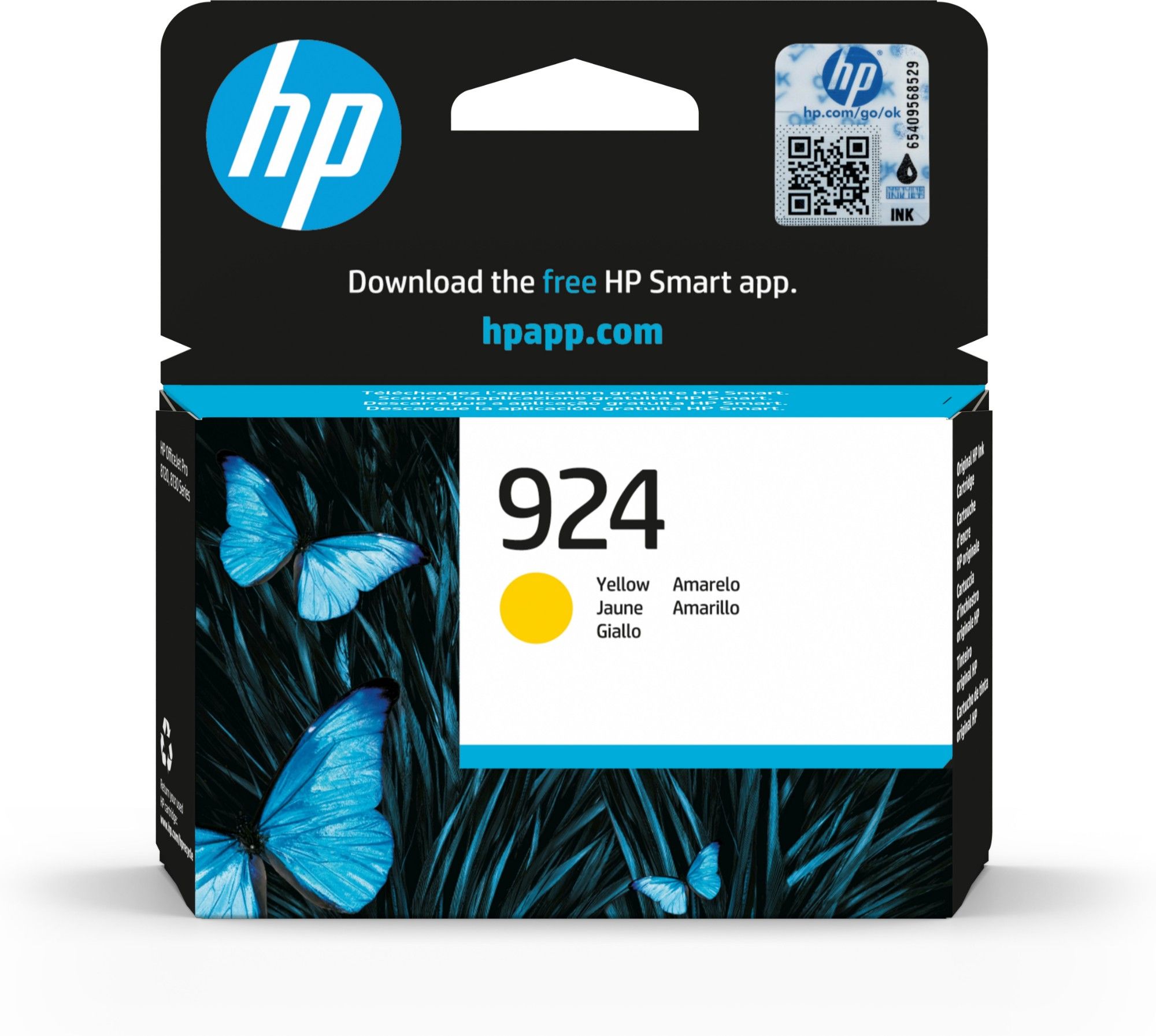 Cartus cerneala HP 4K0U5NE ,Galben ,400 pagini ,Original (924Y)