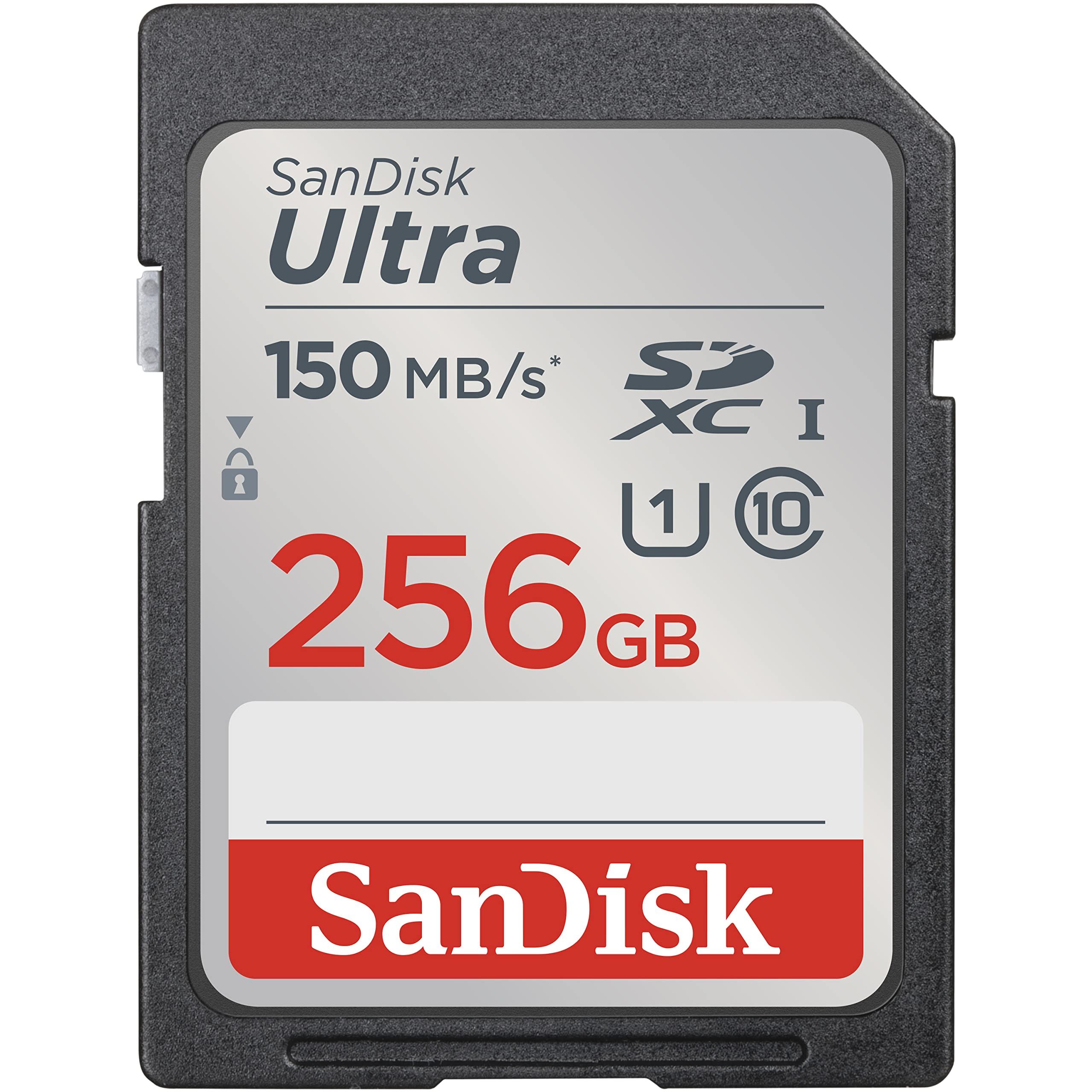 SD Card 256GB SanDisk SDXC UHS-I 150MB/sec