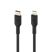 LIGHTNING/USB-C CABLE/MFI 2M BLACK