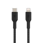 LIGHTNING/USB-C CABLE/MFI 2M BLACK