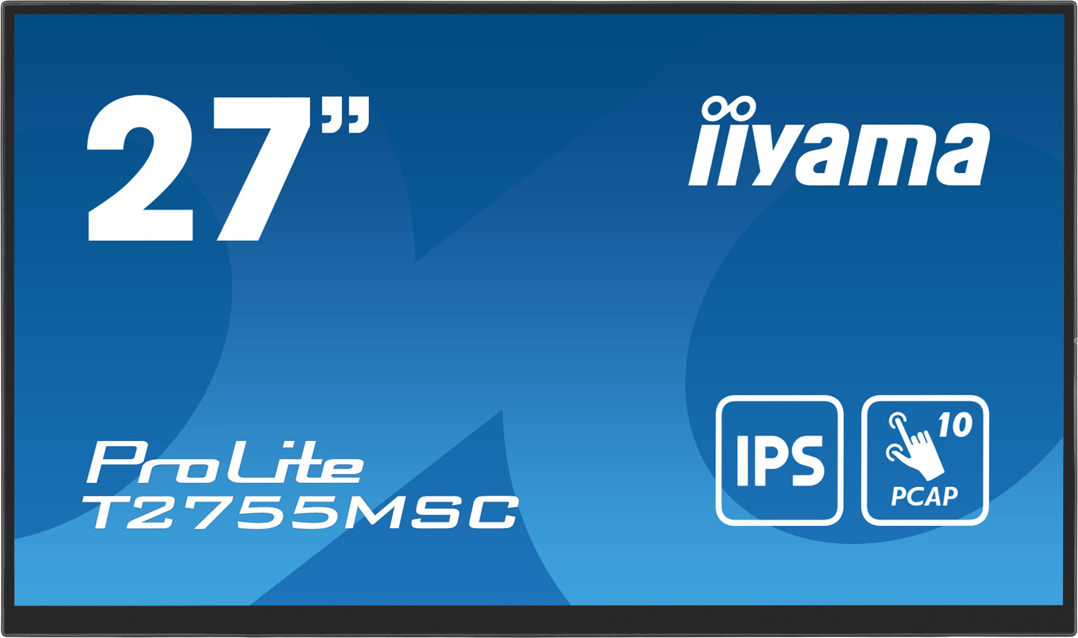 IIYAMA 68.6cm (27 ) T2755MSC-B1 16:9 M-Touch HDMI+DP retail