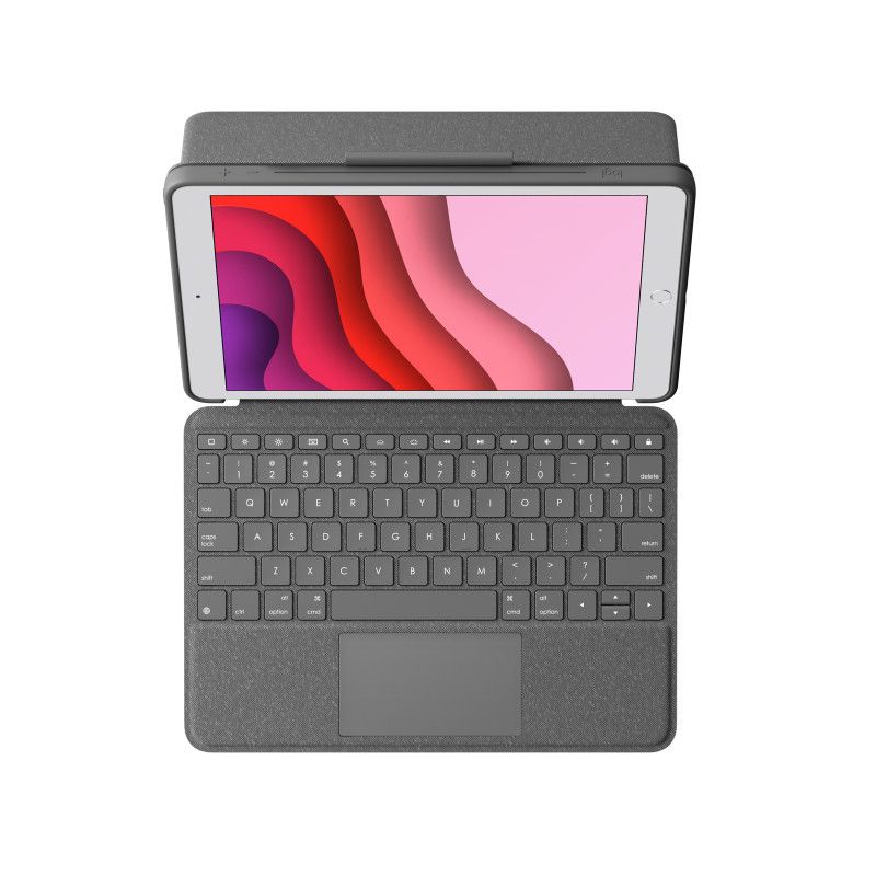 COMBO TOUCH F/ IPAD 7TH AND 8TH/GENERATION GRAPHITE - CH CENTRAL