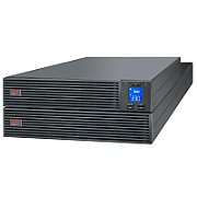 UPS APC SRV5KRIRK, 5000 VA, 5000 W, on-line double-conversion, 1x USB, 192V Baterie cu plăci de plumb şi acid, LCD, Rack 2U, Negru