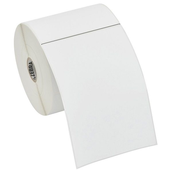 Label, Paper, 102x152mm Direct Thermal, Z-Select 2000D, Coated, Permanent Adhesive, 25mm Core, Perforation