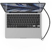 LEDGE MACBOOK AIR2022 M2 T-SLOT/LOCK ADAPT KEYED CBL LOCK SILVER