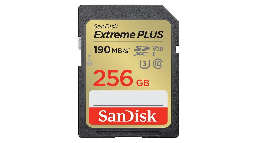 EXTREME PLUS 256GB SDXC MEMORY/CARD 190MB/S 130MB/S UHS-I CL 10
