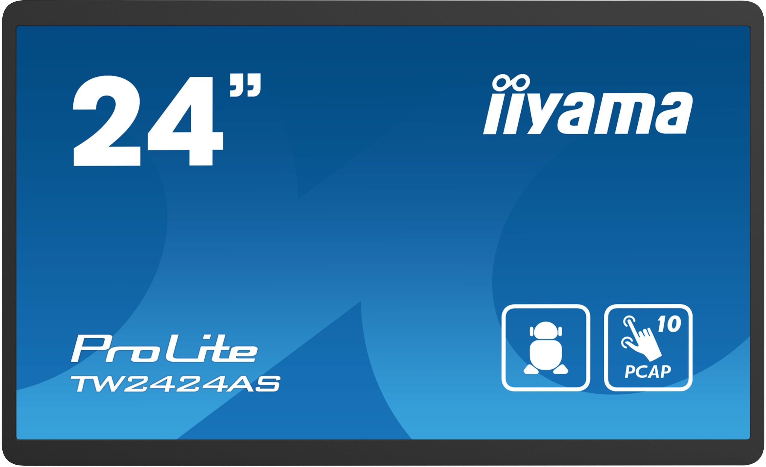 TW2424AS-B1 24IN IPS ANDROID OS/1920X1080 250CD/M2 10P TOUCH WHI