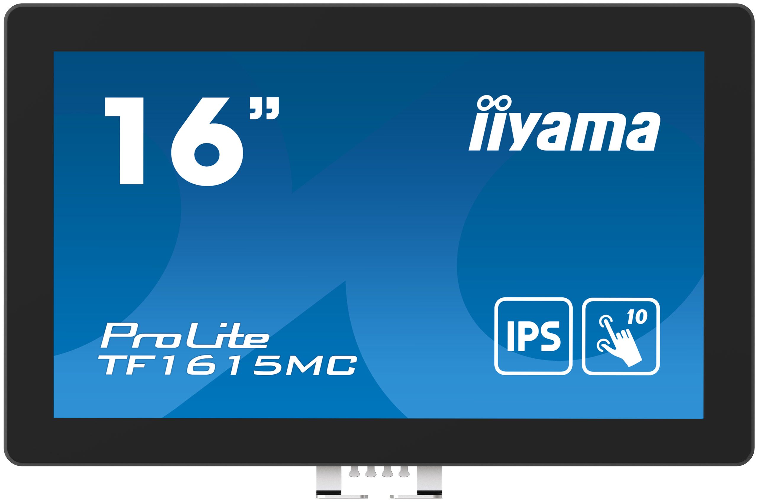 IIYAMA 39.5cm (15,6 ) TF1615MC-B1 16:9 M-Touch VGA+HDMI+DP retail