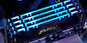 Memorie Kingston FURY Renegade 16 GB DDR4 3600 MHz CL16, kit 2 x 8 GB, XMP 2.0, Negru-argintiu, RGB