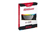 Memorie Kingston FURY Renegade 16 GB DDR4 3600 MHz CL16, kit 2 x 8 GB, XMP 2.0, Negru-argintiu, RGB