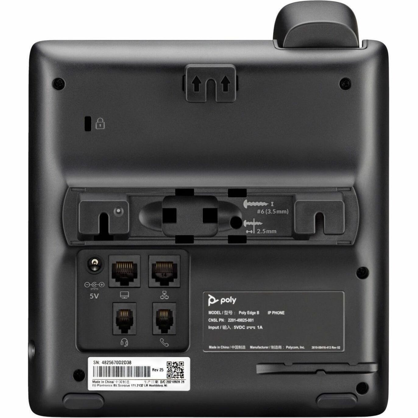 Poly Edge B30 IP Phone and PoE-enabled