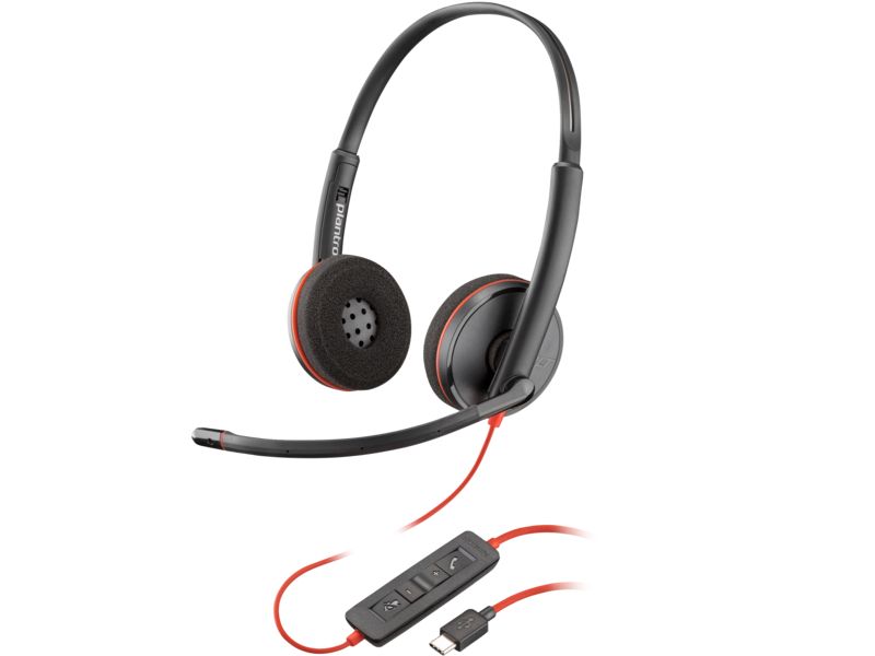 Poly Blackwire C3220 USB-C Headset +Carry Case (Bulk)