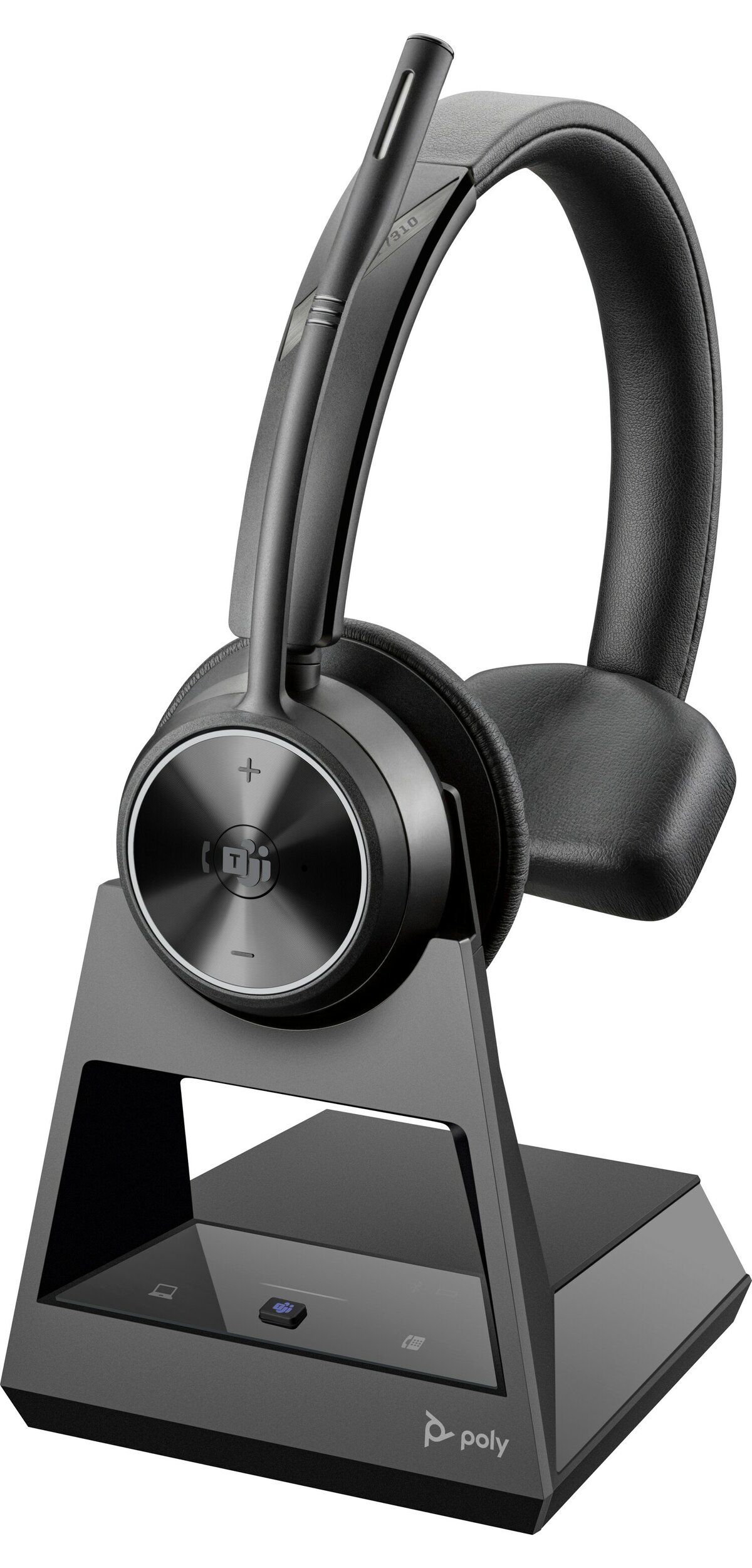 Poly Savi 7310 UC Monaural Microsoft Teams Certified DECT 1880-1900 MHz Headset EMEA - INTL English Loc  Euro plug