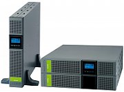 UPS Socomec NPR-3300-RT, 3300 VA, 2700 W, cu management, line-interactive, 8x C13, 1x C14, 1x RJ45, 2x USB, 72V 9Ah LCD, Rack 2U, Gri
