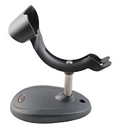 Stand: gray, 8cm (3´) height, rigid rod, large oval weighted base, Xenon cradle