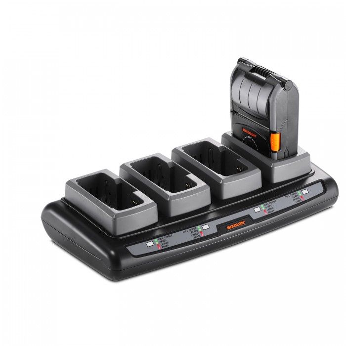 QUAD CHARGER R210 FOR 4 BATT/PBP-R200 INCL PWR SUPPLY+CORD IN