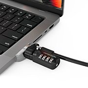 MACBOOK PRO 14-INCH LEDGE LOCK/ADAPTER +COMBINATION LOCK SILVER