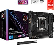 Placa de baza ASRock B760I Lightning WiFi, socket 1700, 2x DDR5 UDIMM, 3x SATA, 2x NVMe, 9x USB-A, 2x USB-C, mITX