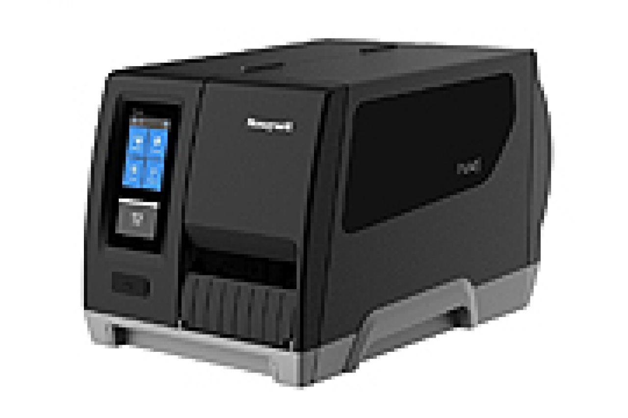 PM45 Compact, Full Touch Display, Ethernet, Fixed Hanger, Rewinder + label taken sense, TT, 203 DPI, No Power Cord
