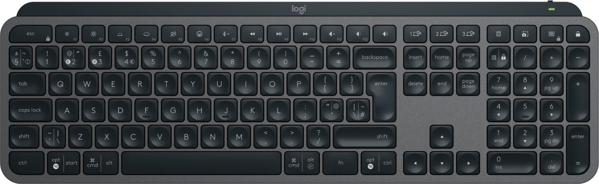 MX KEYS S ADVANCED WIRELESS/ILLUMINATED KEYBOARD GRAPHITE