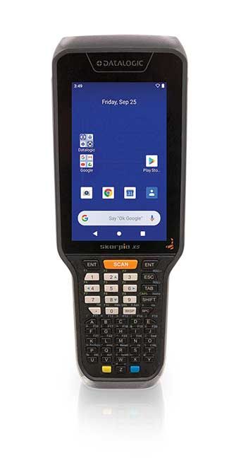 Skorpio X5 Hand held, 802.11 a/b/g/n/ac, 4.3  display, BT V5, 4GB RAM/64GB Flash, 38-key Functional, 2D Imager SR w Green Spot, Android 10.
