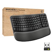 WAVE KEYS FOR BUSINESS GRAPHITE/US INTL 2.4GHZ/BTN/A-973 - B2B