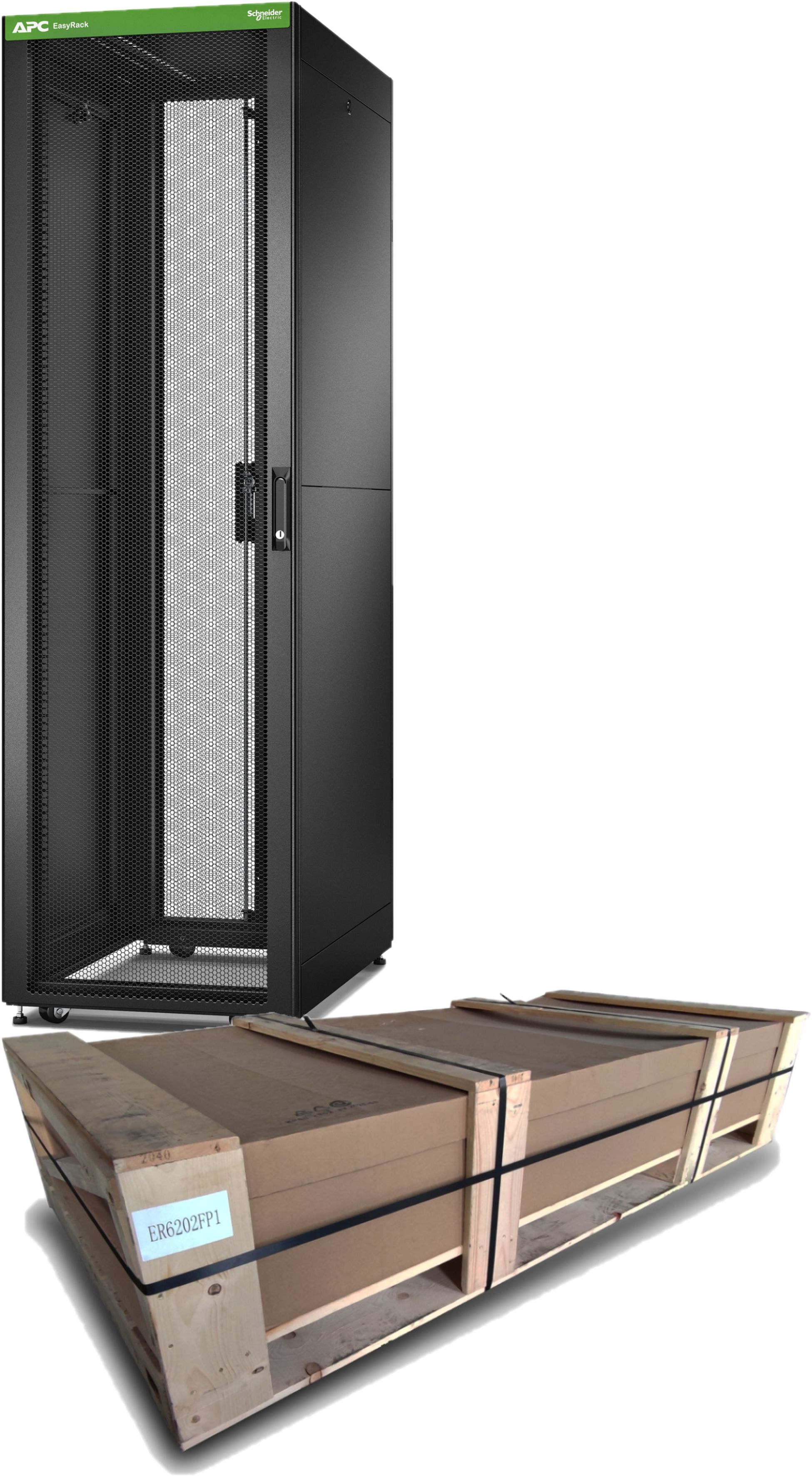 EASY RACK 600MM/42U/1000MM WITH/ROOF SIDE PANEL CASTORS FEET