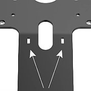VESA FIXED 45 DEGREE CORE/COUNTER STAND OR WALL MOUNT BLK
