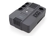 UPS Digitus DN-170110, 600 VA, 360 W, line-interactive, 4x Schuko, 3x C13, 1x RJ45, 1x USB, 12V 7Ah LED, Brick, Negru